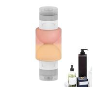Contenants De Taille Voyage | Tubes en Silicone Étanches à Double Embout | Contenants de Voyage pour Articles de Toilette - Pour Après-Shampoing Bain De Bouche Savon Liquide Lotion Crème Solaire Gel C