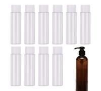 Contenants De Voyage,10 Pièces d'Articles de Toilette Format Voyage | Flacons Vides 30ml Réutilisables Pour Tonique, Lotion, Shampooing, Après-Shampooing, Crème Et Nettoyant Visage