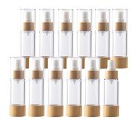 Contenants de Voyage for cosmétiques, Pots de Voyage for Produits de Toilette, 12 pièces vides 100 ML Transparents sans air Vaporisateur à Brume Fine contenants de Voyage Rechargeables(30ml)