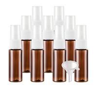 Contenants de Voyage for cosmétiques, Pots de Voyage for Produits de Toilette, 24 Mini flacons pulvérisateurs vides en Plastique Pet Bleu de 20 ML avec pulvérisateur Blanc(Brown)