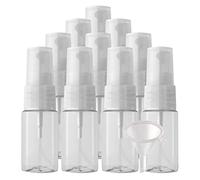 Contenants de Voyage for cosmétiques, Pots de Voyage for Produits de Toilette, 96 Mini flacons pulvérisateurs vides en Plastique Pet Blanc de 10 ML avec pulvérisateur Transparent(Transparent)