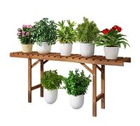 Contenants et accessoires pour plantes Banc De Balcon En Bois Jardinière Étagère À Fleurs Échelle Intérieure Support De Pot De Fleur Au Sol De Salon Combinaison Arbitraire, Support De Fleurs Beau Et P