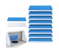 Contencinty Lot de 8 filtres de cabine, design double couche pour amateurs de peinture, cabines