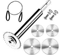 Contencinty Machine de découpe intérieure de tuyau en PVC avec hexagone de 6,35 mm, coupe-tuyau intérieur de plomberie 32 mm et 44 mm, avec scie à fil