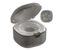 Contenedor De Chupete - Caja Portátil Para Guardar Chupetes De Bebé | Estuche De Viaje Elegante, Funda Antipolvo Libre De BPA Para Chupetes, Mordedores, Accesorios | Organizador Compacto Par
