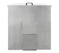 Conteneur à Charbon Premium - 250 kg/ 390 L | Robuste et Résistant à l'eau | Résiste aux Conditions Extrêmes | Pelle à Charbon Incluse | Facile à Assembler | Hiver Chaud et Sans Souci !