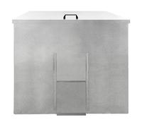 Conteneur à Charbon Premium - 500 kg/772 L | Robuste et Résistant à l'eau | Résiste aux Conditions Extrêmes | Pelle à Charbon Incluse | Facile à Assembler | Hiver Chaud et Sans Souci !