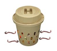 Conteneur à compost creusé | avec trous d'aération, bac à compost de masque creusable | pour arrière, parc, lit surélevé, potager, pépinière, débutant, cultivateur professionnel,