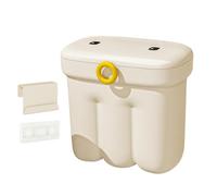 Conteneur à compost pour cuisine - Boîtes à ordures avec couvercle, panier pour conteneur peu encombrant pour montage mural - Petite poubelle