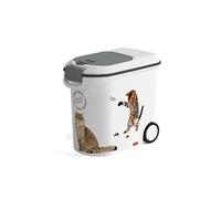 Conteneur a croquettes Love pets 12 Kg - Blanc - Pour chat