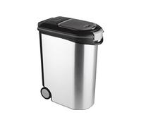 CURVER Conteneur a croquettes pour chien 20 kg 54L Aspect métal