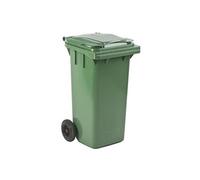 Conteneur à déchets 120 litres tri sélectif 2 roues couleur verte