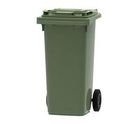 Conteneur à déchets 120 litres tri sélectif 2 roues - vert