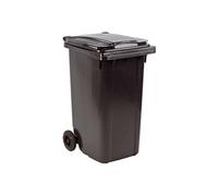 Conteneur à déchets 240 litres tri sélectif 2 roues couleur - Gris