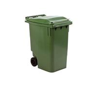 Vepa Bins Conteneur poubelle mobile 2 roues - 240 litres prise frontale - Vert