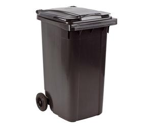 Conteneur à déchets 240 litres tri sélectif 2 roues - gris