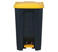 Conteneur à Déchets Multi-Couleurs, Jaune 80 Litres