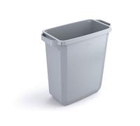 Conteneur à déchets solide rectangulaire 60 litres Durabin - Gris