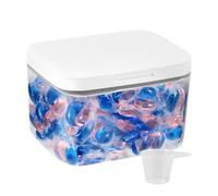 Conteneur à détergent à lessive de grande capacité avec boîte de rangement pop-up de 2,8 l - Transspp Container