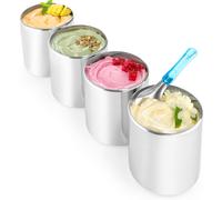 Conteneur à glace rond en acier, diamètre 200 mm, 6,7 l - Hendi 807002