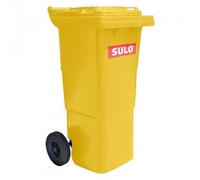 Conteneur à ordures ménagères SULO MGB 60 L, Jaune, tri sélectif, 2 roues et couvercle (22266)