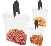 Conteneur à pâtes 3x 2,4 L Conteneur alimentaire Conteneur en plastique pour aliments en vrac