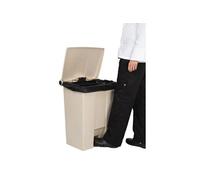 Conteneur à Pédale Step On Beige 68L Rubbermaid