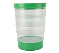 Conteneur à poutres crop empilable de forme ronde et peu encombrant avec tiroirs de croissance optimaux de luzerne, design moderne pour la cuisine à la maison ou le balcon, facile à utiliser et à