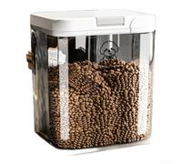 Conteneur Aliment Chien Étanche ABS Bouton-Poussoir(10L) | ABS résistant, silicone étanche, -poussoir pour facile, design élégant, pour croquettes sèches