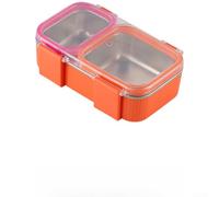 Conteneur Alimentaire Acier Inoxydable 480ml Étanche(Orange)