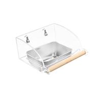 Conteneur alimentaire cage montée anti-renversement nichoir pour petits oiseaux gamelle accessoires cage à oiseaux