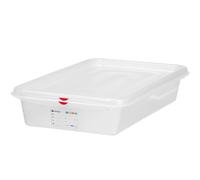 Conteneur alimentaire GN 2/3 avec couvercle étiquetable, 19 l, 354 x 325 x 200 m