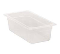 Conteneur alimentaire polypropylène GN 1/3 - 2 profondeurs - - Polypropylène100 mm360 cl