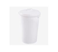 Conteneur alimentaire rond 35 L + couvercle blanc