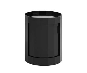 Conteneur bas avec pieds et roulettes Facet HxØ 49x38cm