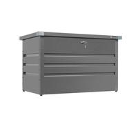 Conteneur bo?«te de jardin en m?®tal gris 100x61x62 cm ZIPPER zi-gab100an