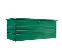 Conteneur bo?«te de jardin en m?®tal vert 165x70x62 cm ZIPPER zi-gab165gr