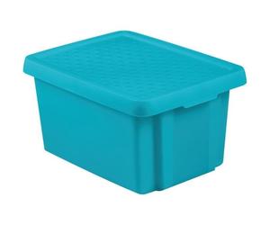 Conteneur boîte avec couvercle - CURVER - Essentials - 16L - Bleu - Plastique