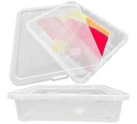 Conteneur Boîte En Plastique Conteneurs Avec Couvercle MultiBox (10 L Transparent)