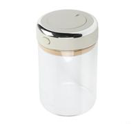Conteneur Café Verre 1700ml Valve Dépression(1,100ml) | Valve unique pour sous pour vide, scellage hermétique, protège de l'humidité, grains frais longtemps