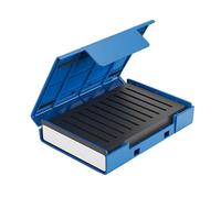 Conteneur compact en ABS pour disques durs externes de 10,2 x 6,3 cm ou 2,5 x 8,9 cm - Coussin renforcé résistant aux chocs