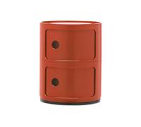Kartell Conteneur Componibili 2 orange H 40cm/ Ø 32cm