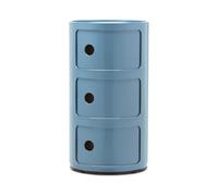 KARTELL table de chevet COMPONIBILI à trois éléments (Bleu ciel - ABS)