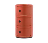Kartell table de chevet Componibili 3 éléments Orange (ABS)