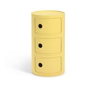 Kartell Conteneur Componibili Bio jaune H 58,5cm/Ø 32cm