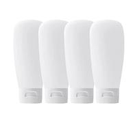 Conteneur Cosmétique Rechargeable - Ensemble De Bouteilles De Voyage Pour Articles De Toilette | Bouteilles De Voyage Vides Rechargeables 100 Ml | Conteneurs De Voyage 4 Pièces | Bottig