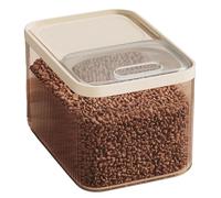 Conteneur Croquettes Chien Et Chats Boite Croquette Pour Animaux Capacité 4/6.5/14 Kg Rangement Hermé Tique A2ti-Odeurs Pour Croquette Nourriture Animaux De Compagnie (c-Clear(36x25x25cm), L-14kg)