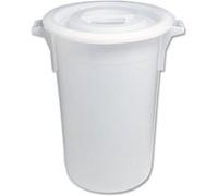 Conteneur cylindrique professionnel en polyéthylène à contenance de 45L G