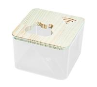 Conteneur de Bain en Sable pour Hamster, boîte pour Hamster, Baignoire Gerbille | Conteneur pour Hamster, boîte pour Bain de poussière, Salle de fouille, Douche,