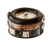 Conteneur de boîte à collation | Plat à friandises de Style Vintage, Conteneur de boîte à goûter | Pour Veggie Candy Treats Plateau divisé Fabriqué Pour La Polyvalence, Ce Produit Pnuts Fruits Fraises